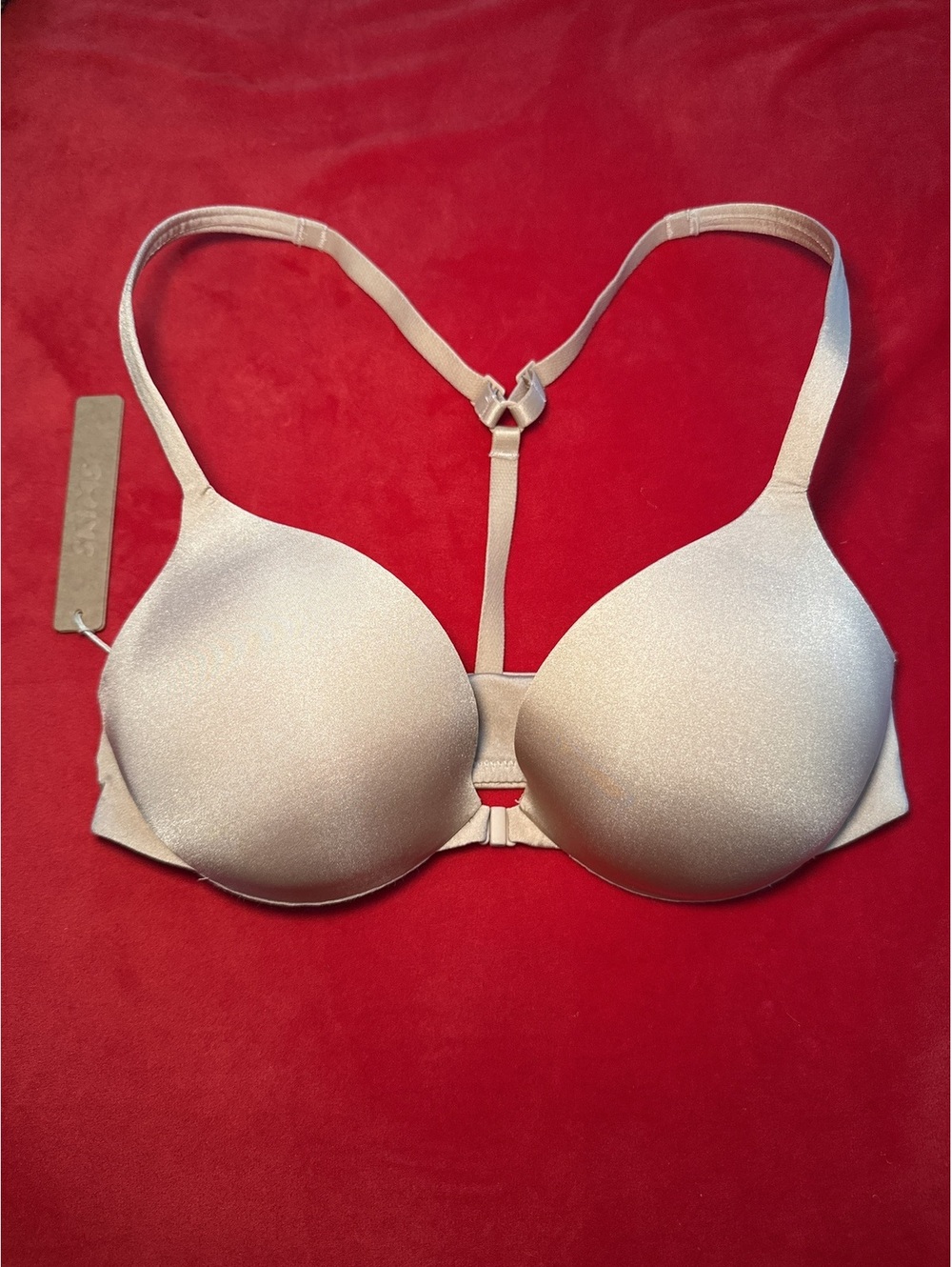Skims Ultimate Push Up Front Closure Bra Color Clay Size 32B